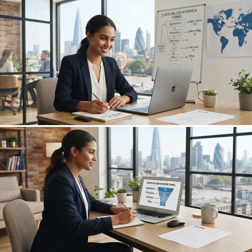 How to Find a Job in Europe by Building an Interview Funnel