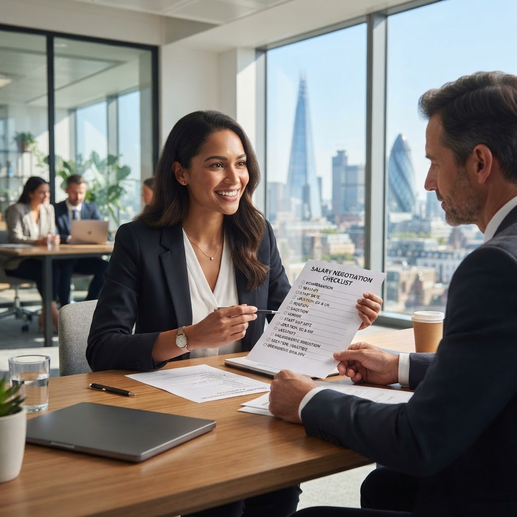 Salary Negotiation Checklist for EU & UK Job Offers
