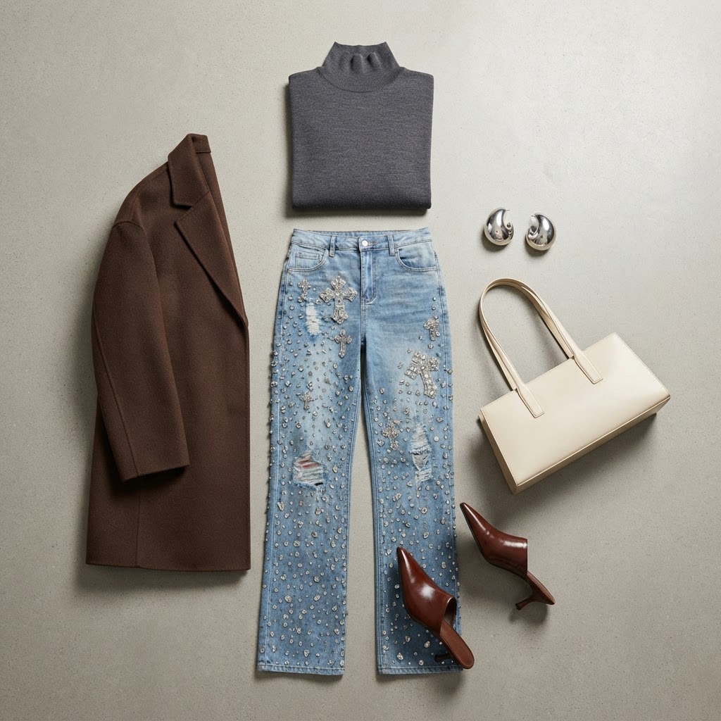 Sculptural Tailored Contrast, outfit shared by lindsay's videos (work)