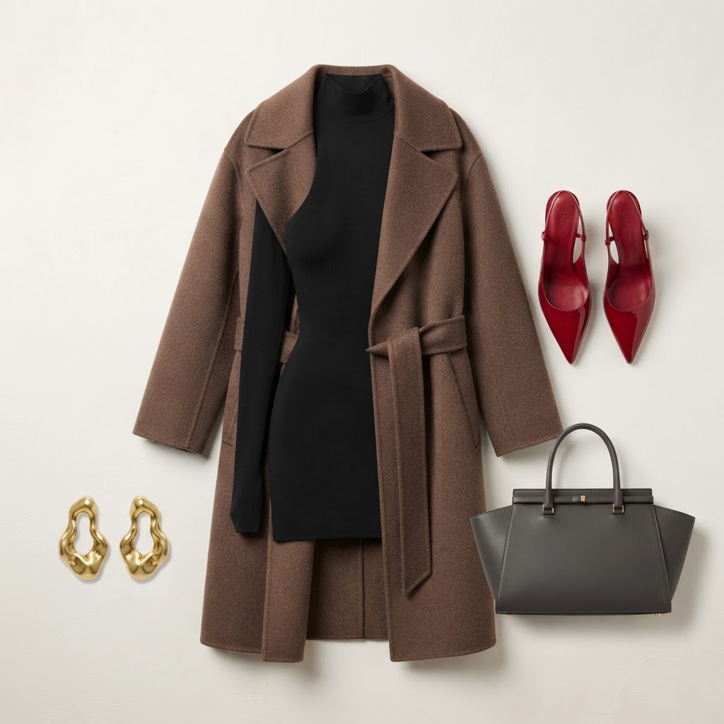 Architectural Workwear: The Elevated Sheath & Jacquard Layer, outfit shared by lindsay's videos (work)