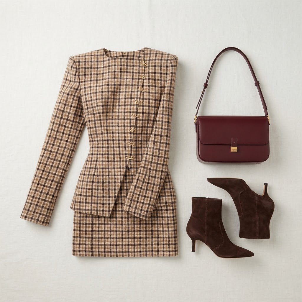 Modern Heritage Houndstooth Everyday Ensemble, outfit shared by lindsay's videos (everyday)