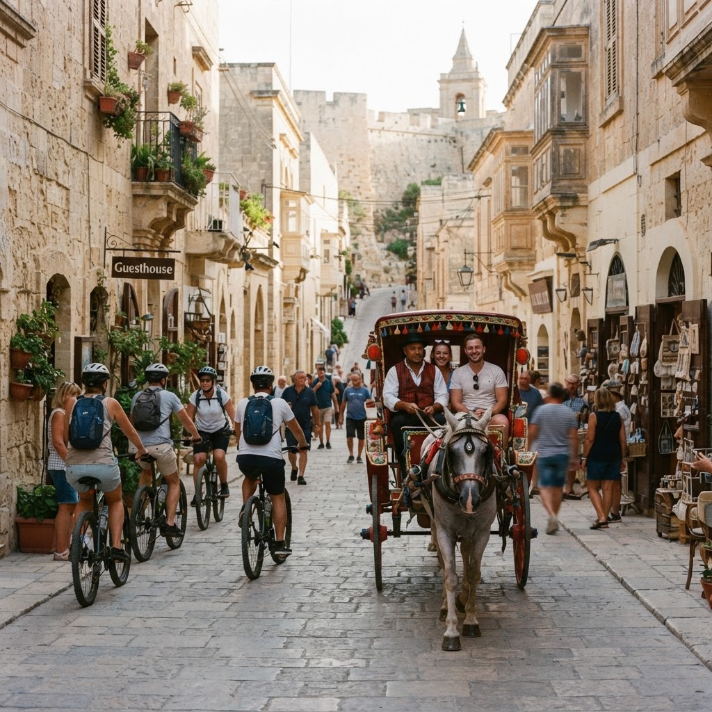 Low-Emission Transportation at Tourist Sites - AI generated hero