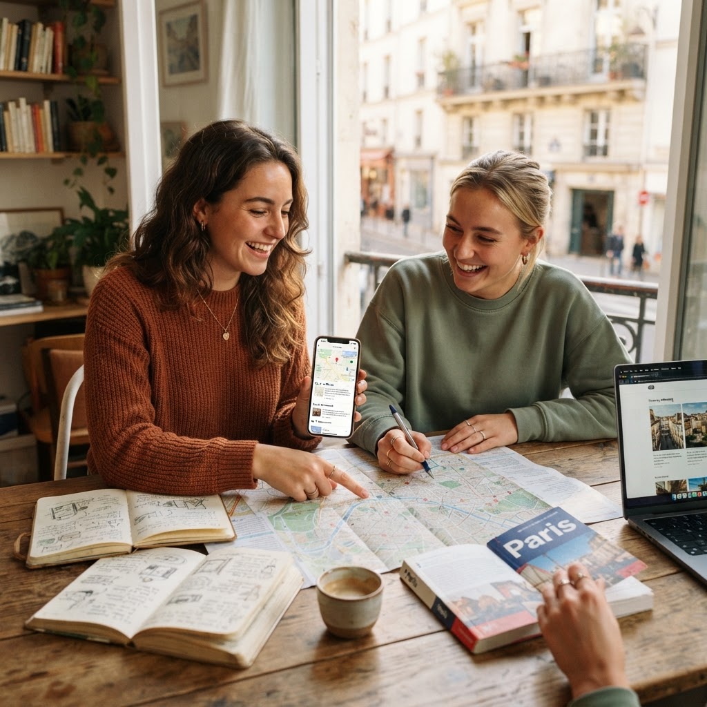 Strollio: Turn Your Social Media Saves Into Day-by-Day Travel Itineraries - AI generated hero