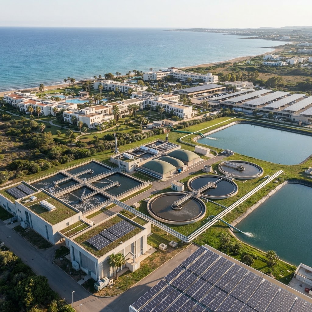 Turning Hotel Wastewater into Clean Energy - AI generated hero