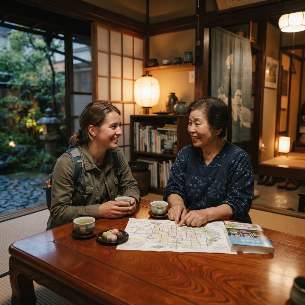 Connecting Travelers with Local Paying Guests - AI generated hero