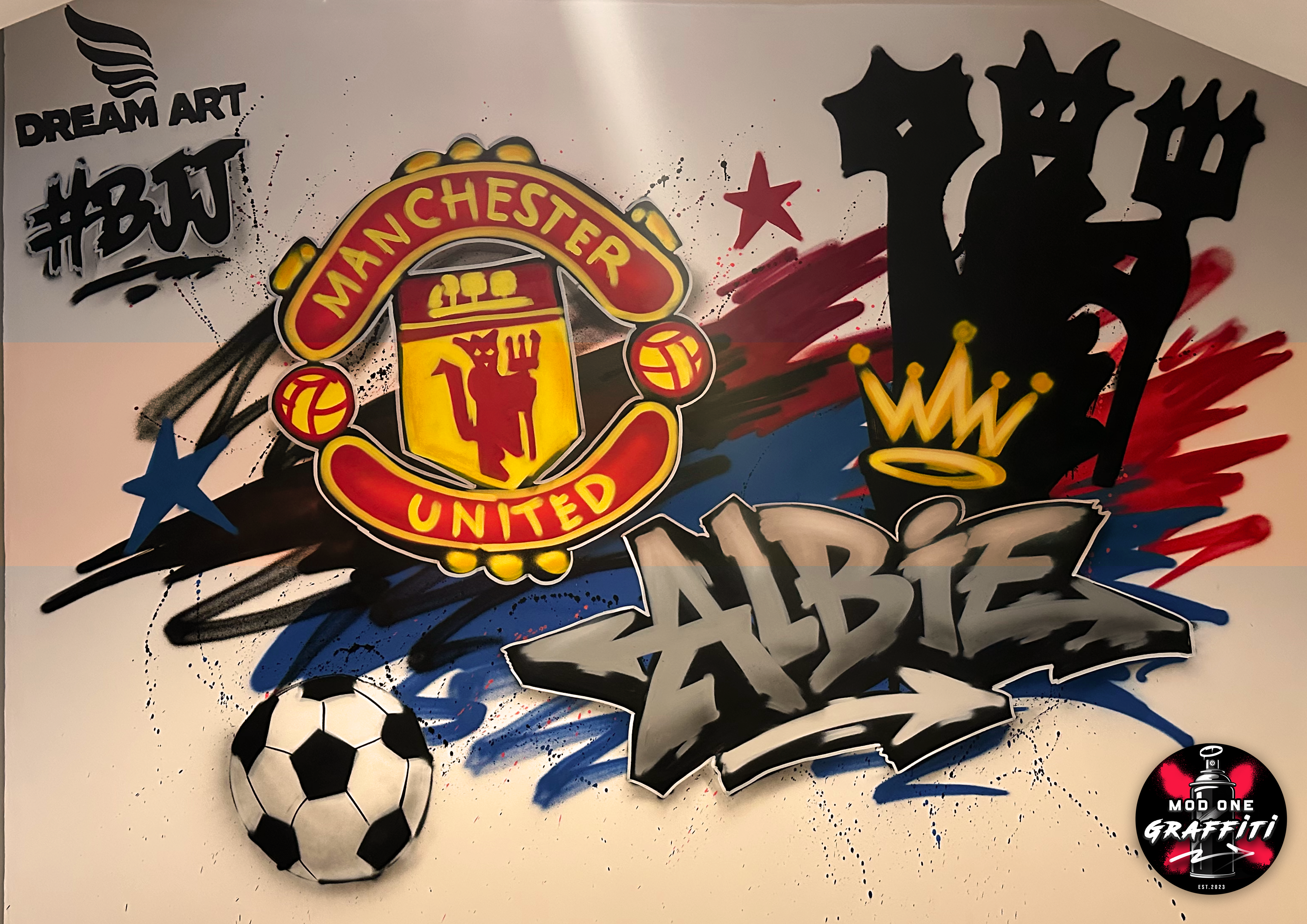 Manchester United Themed Birthday Bedroom for Albie