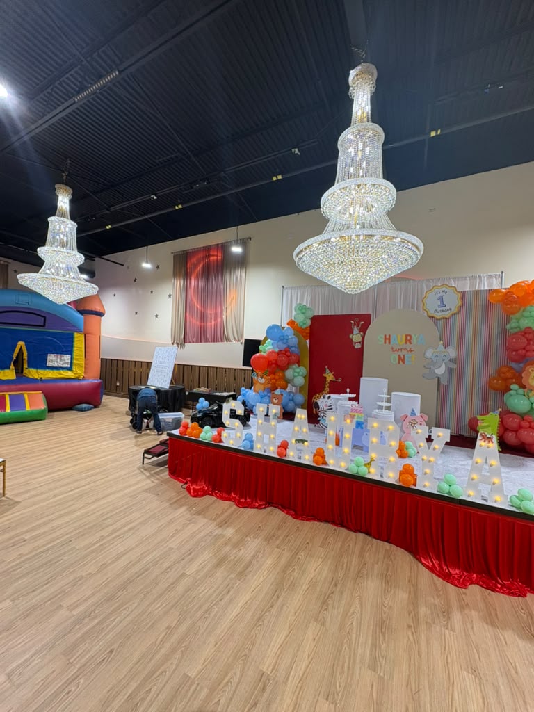 First Birthday Celebration Setup