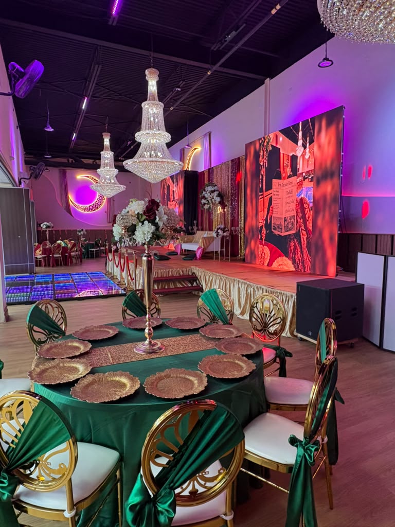 Elegant Reception Table Setting
