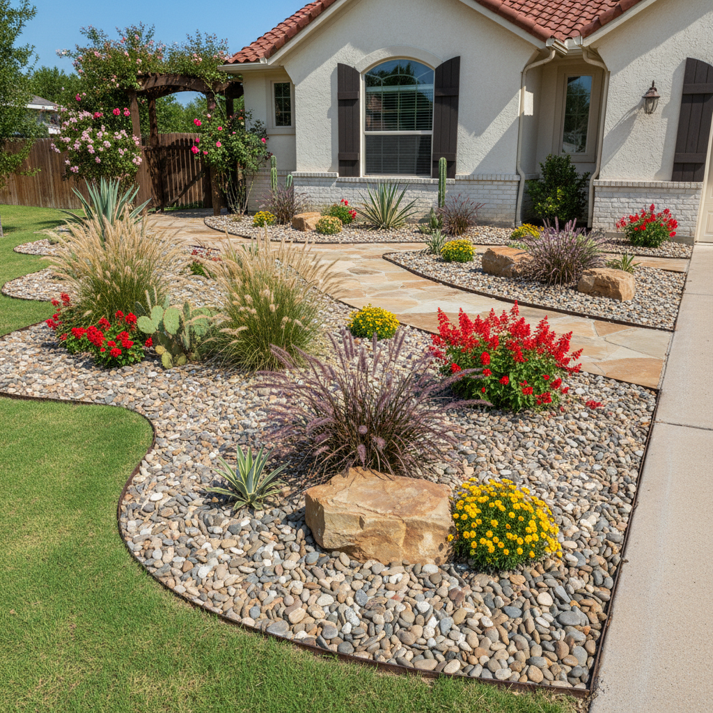 Gravel landscaping