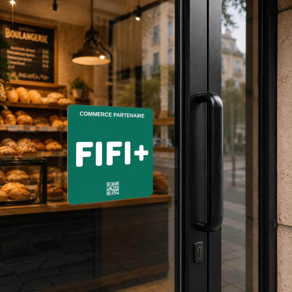 Sticker Fifi+ — Commerce Partenaire