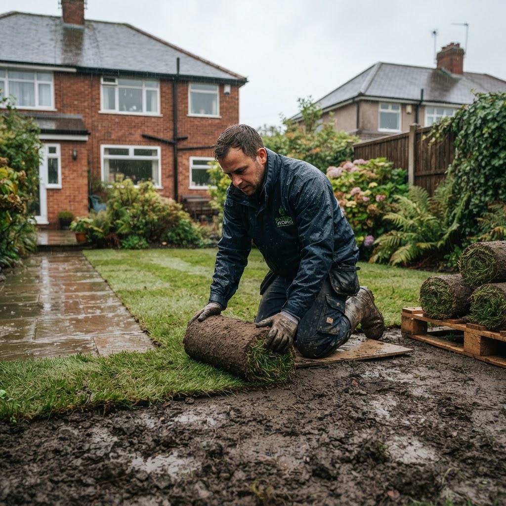 Laying Fresh Turf in Wet Weather: Why Now is the Perfect Time
