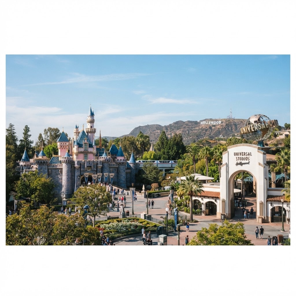 Disneyland California Parques + Hollywood 6D/5N