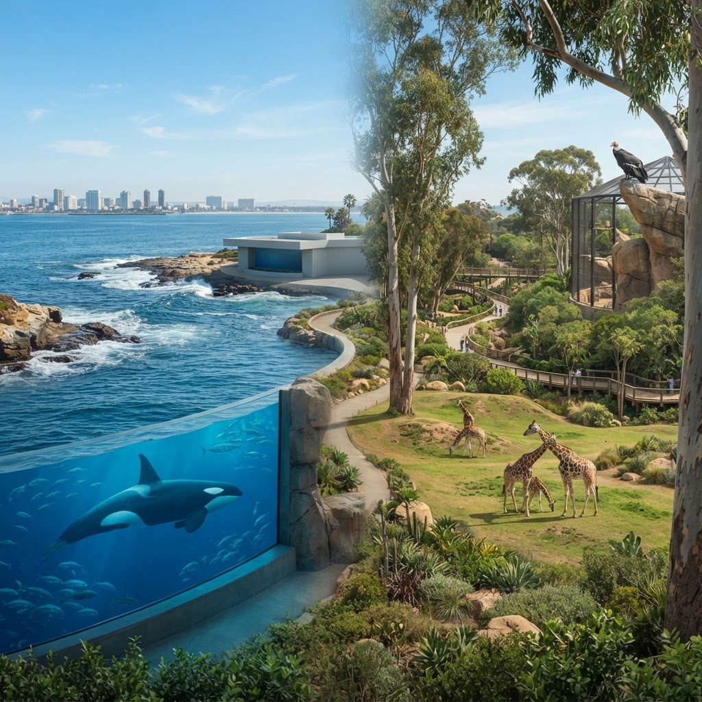 SeaWorld San Diego + Zoo 5D/4N