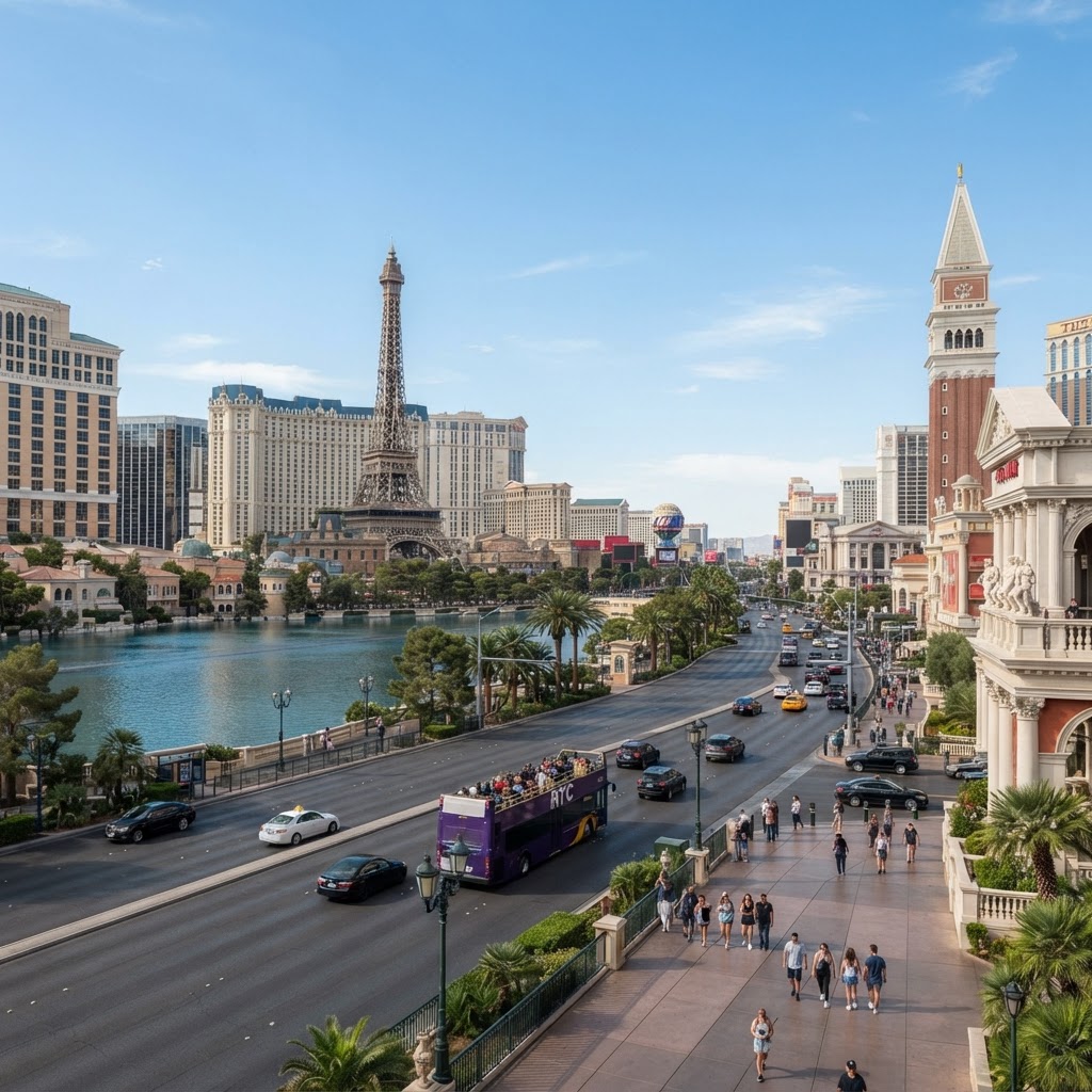 Las Vegas Strip 4D/3N Shows y Casinos
