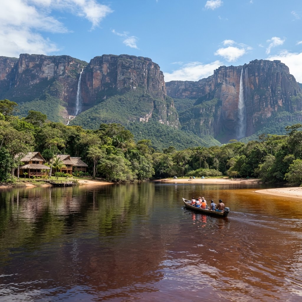 Canaima Confort - 4D/3N Posada + Salto Ángel + Laguna