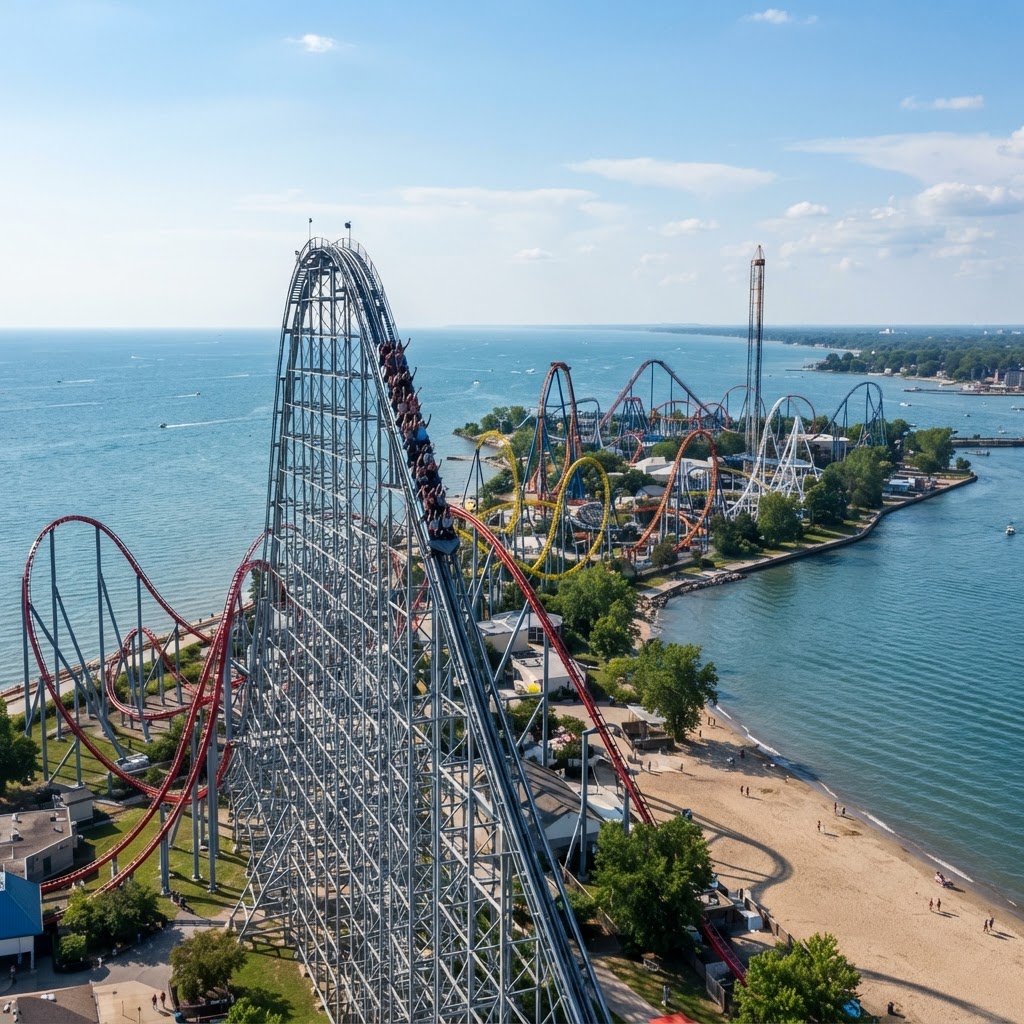 Cedar Point Sandusky Roller Coaster 4D/3N
