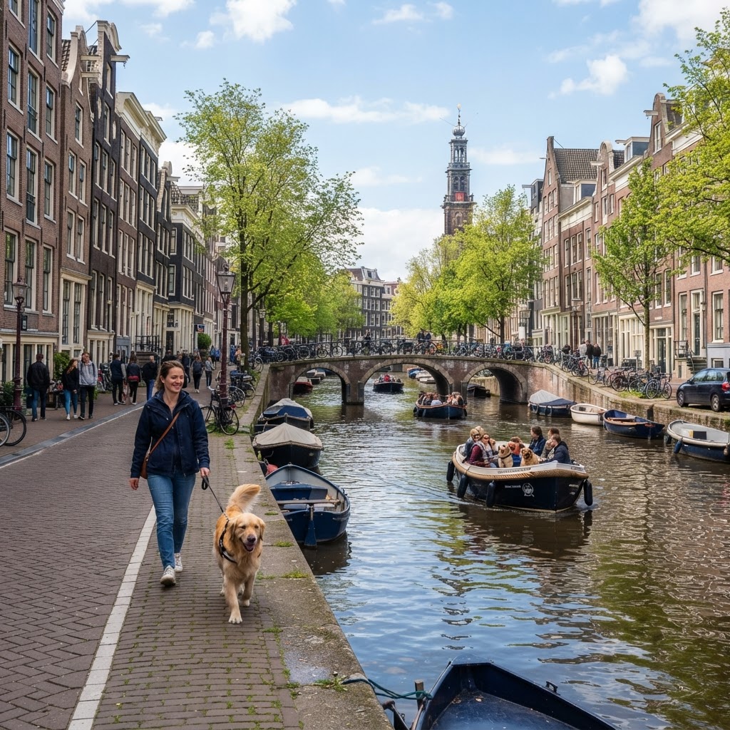 Amsterdam Canals Dog-Friendly 5D/4N