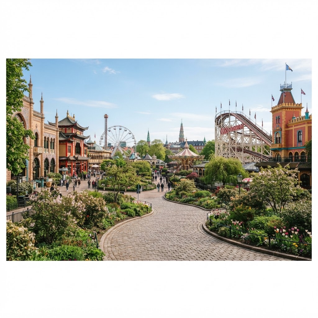 Tivoli Gardens Copenhagen 4D/3N
