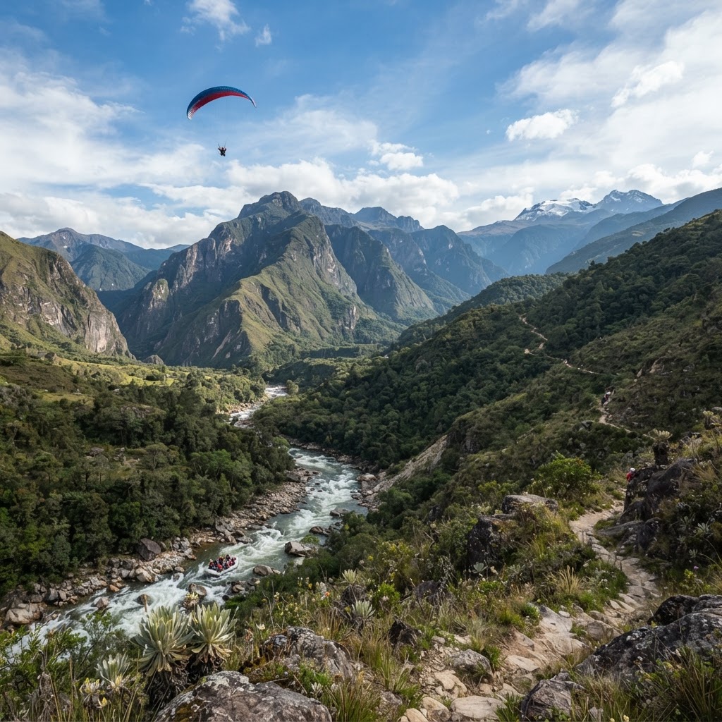 Mérida Extremo - 6D/5N Hotel + Parapente + Rafting + Trekking