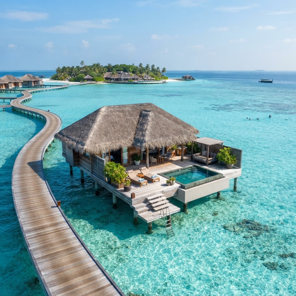 Maldivas - Resort Overwater Bungalow 7D/6N