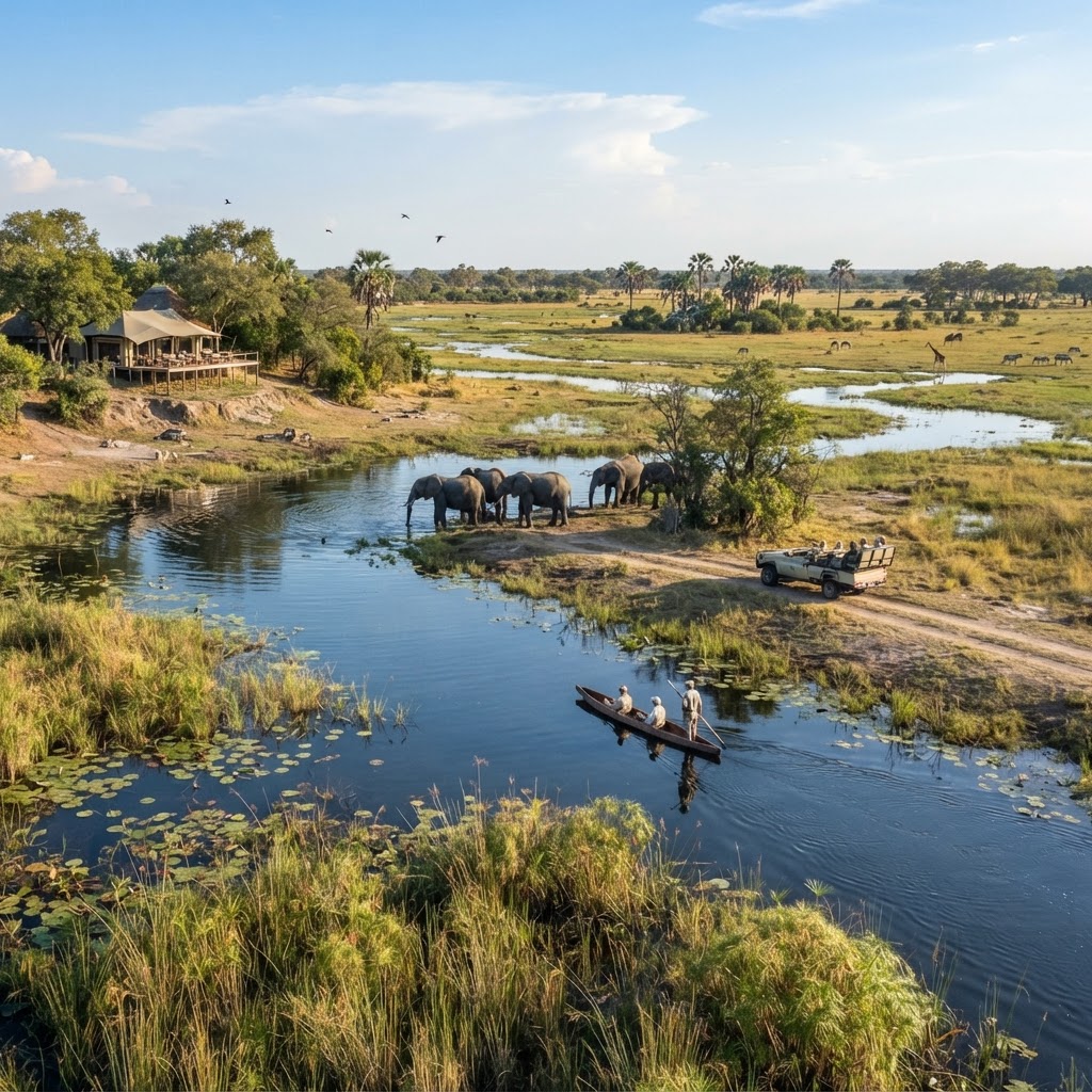 Botswana Okavango Delta Safari 9D/8N