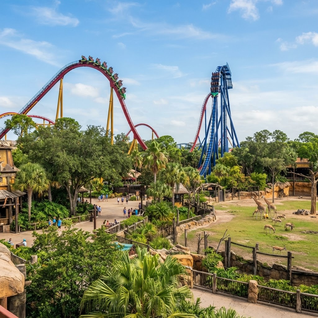 Busch Gardens Tampa Coasters 5D/4N