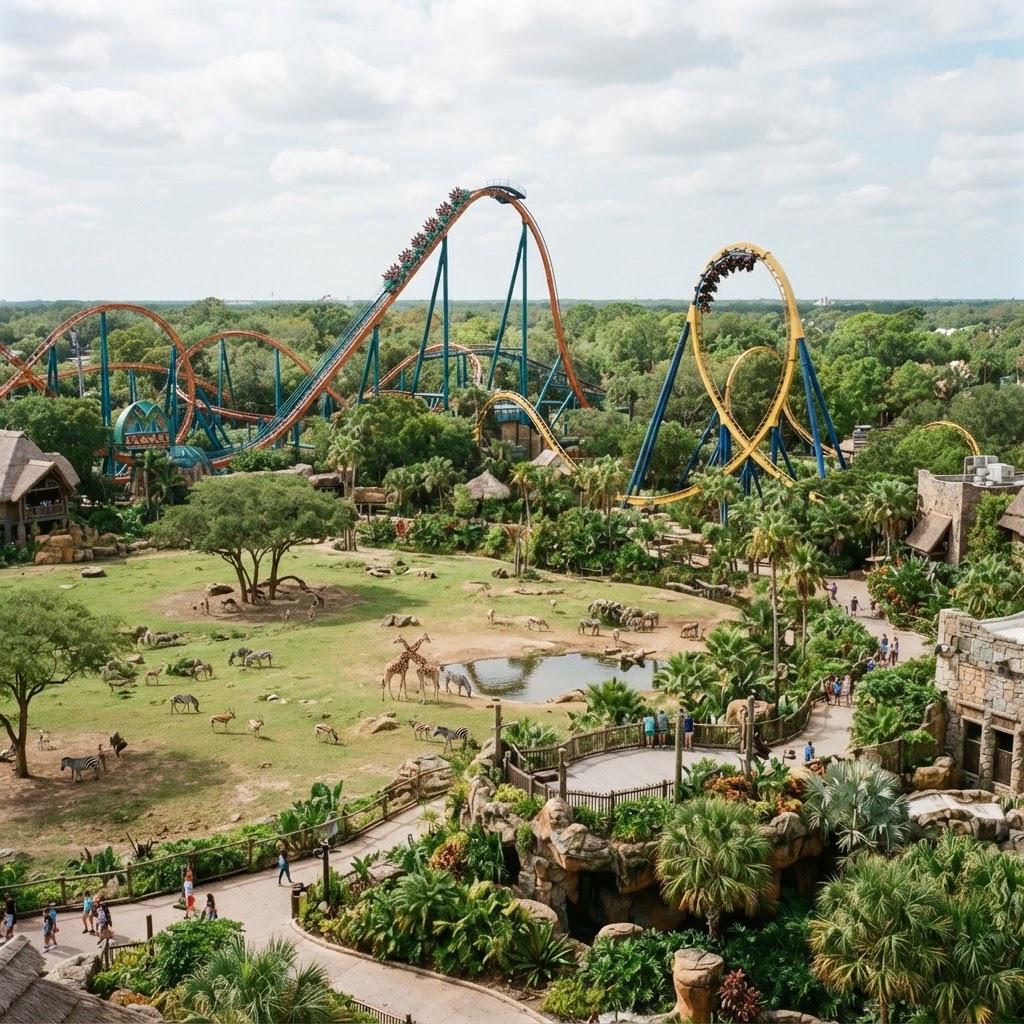 Busch Gardens Tampa Coasters 4D/3N