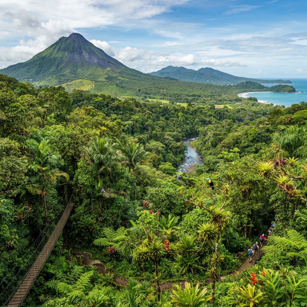 Costa Rica Arenal + Manuel Antonio Ecotour 10D/9N