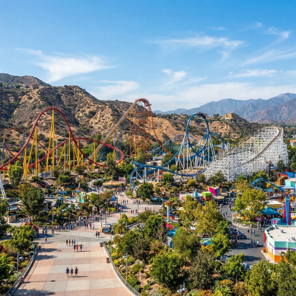 Six Flags Magic Mountain 4D/3N