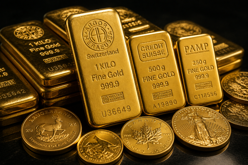 Gold Bars & Bullion