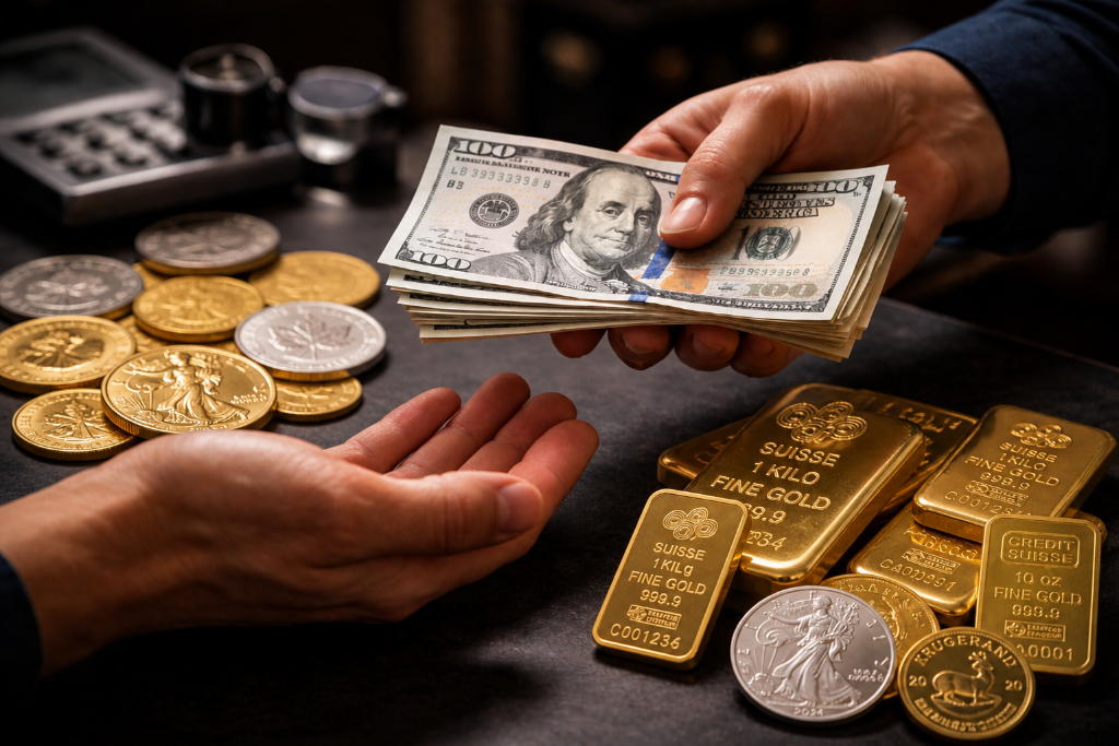 Professional coin dealer paying cash for gold coins and bullion in Tampa Bay