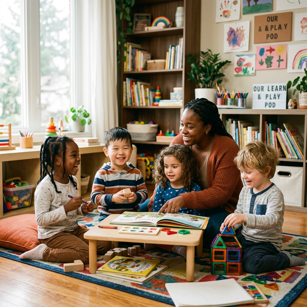 MyWoosah Care POD with children