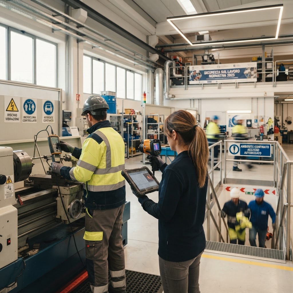 Vibrazioni, microclima e ambienti confinati: la guida normativa completa per le PMI italiane che vogliono trasformare i rischi fisici in sistemi di protezione reale nel 2025