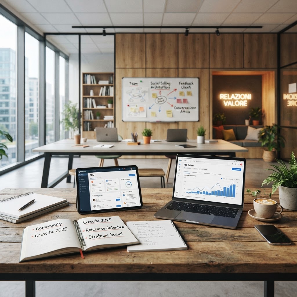Social selling, community building e conversazione autentica: le PMI italiane che hanno trasformato la relazione con il cliente in architettura di crescita strutturale nel 2025