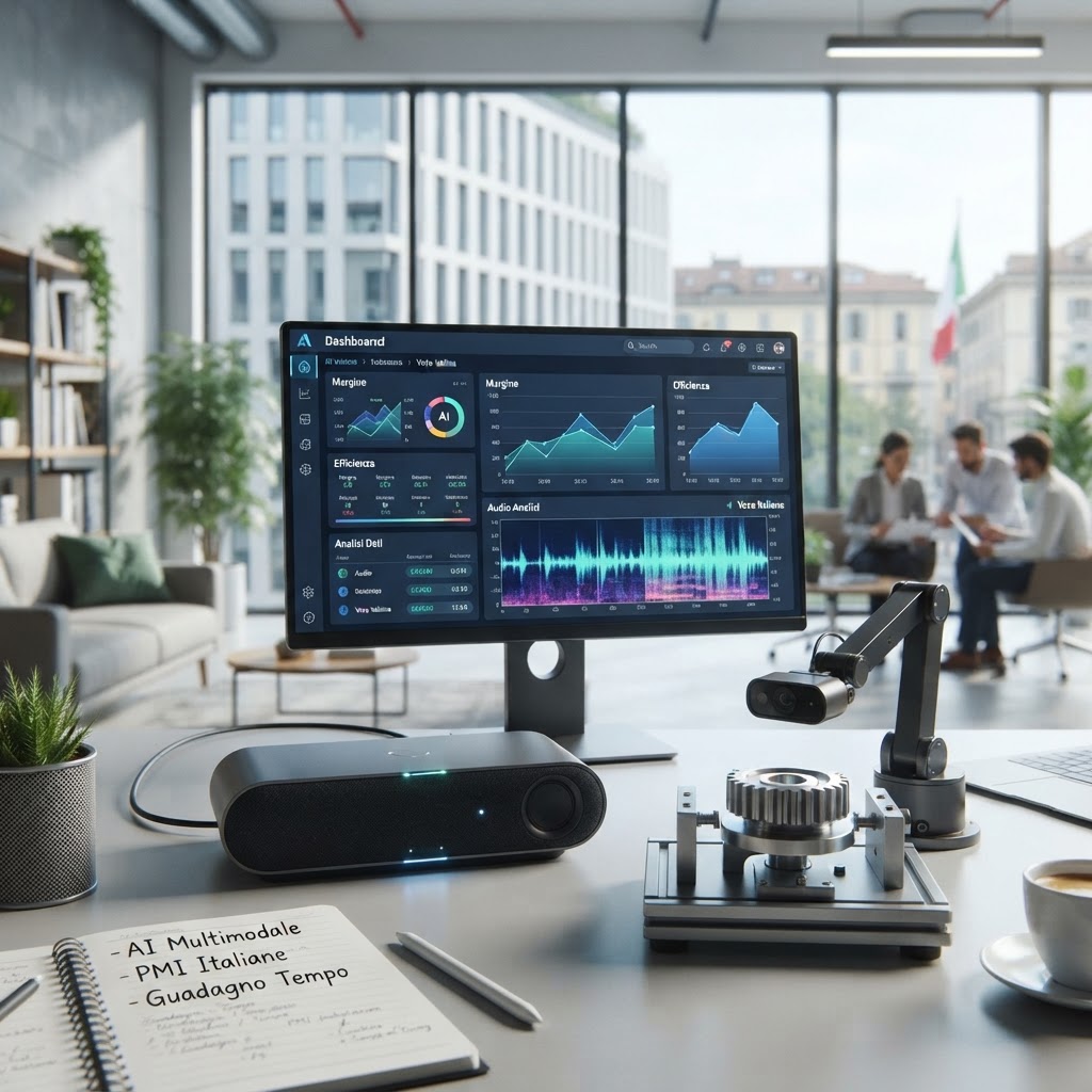 AI multimodale e PMI italiane: quando la macchina vede, sente e parla e l'imprenditore guadagna tempo, margine e vantaggio competitivo