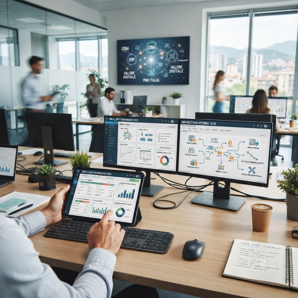 CRM, ERP e automazione integrata: le PMI italiane che hanno trasformato la gestione del cliente e dei processi interni in un unico ecosistema digitale che genera valore ogni giorno nel 2025