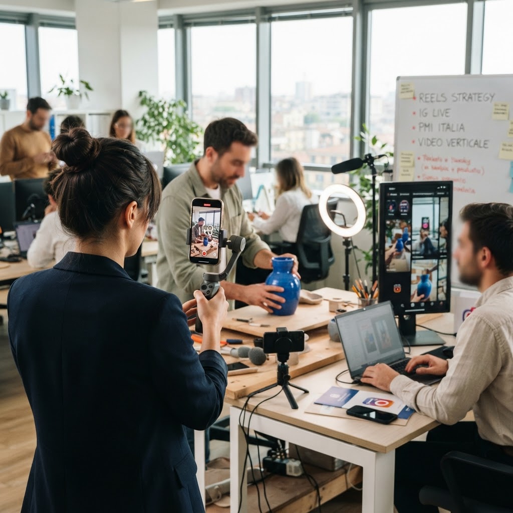Video verticale, format brevi e reels d'impresa: le PMI italiane che hanno conquistato i mercati con lo schermo del telefono