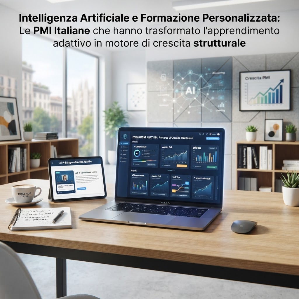 Intelligenza artificiale e formazione personalizzata: le PMI italiane che hanno trasformato l'apprendimento adattivo in motore di crescita strutturale