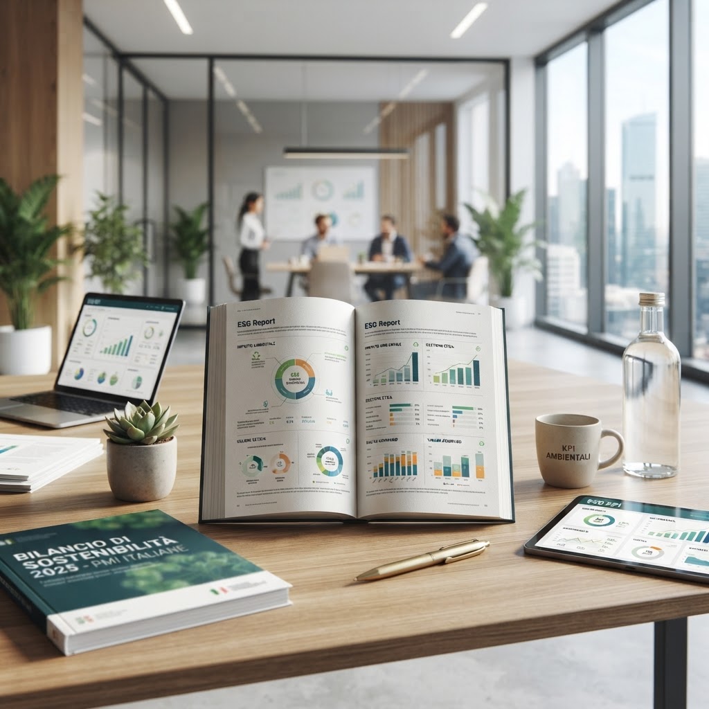 Bilancio di sostenibilità, KPI ambientali e governance ESG: la guida normativa completa per le PMI italiane che vogliono trasformare ogni obbligo di rendicontazione in un sistema di valore e competitività nel 2025