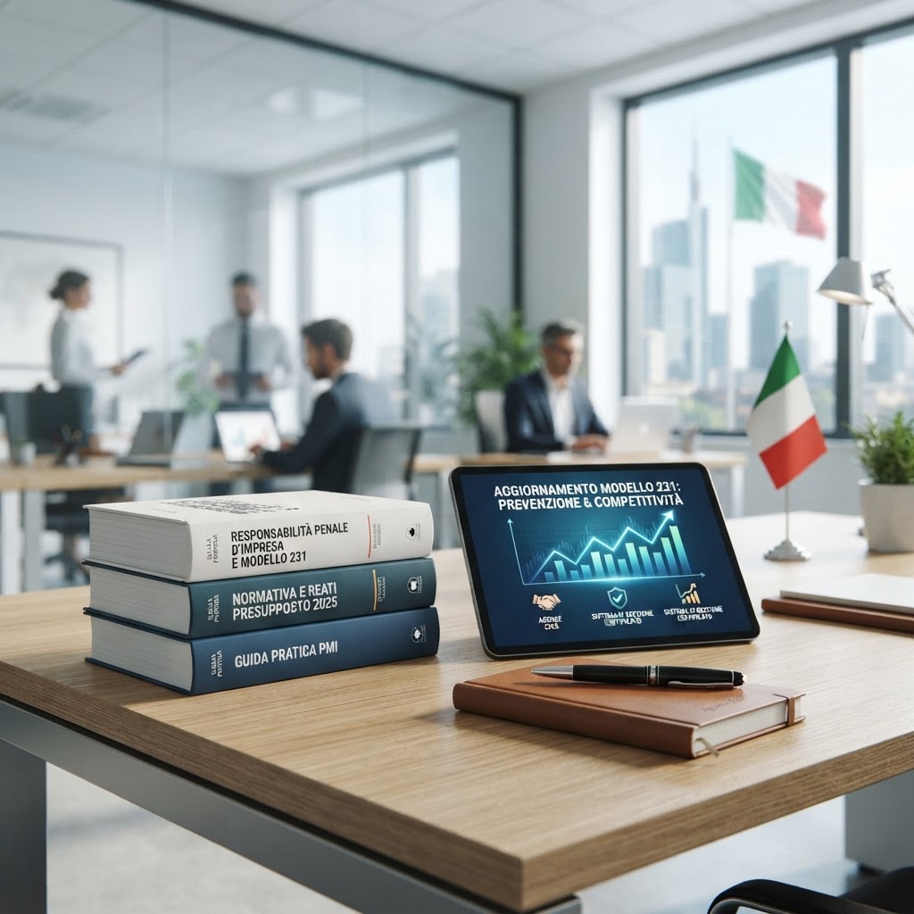 Responsabilità penale d'impresa, reati presupposto e aggiornamento del Modello 231: la guida normativa completa per le PMI italiane che vogliono trasformare ogni obbligo di prevenzione in un sistema di protezione reale e vantaggio competitivo strutturale nel 2025