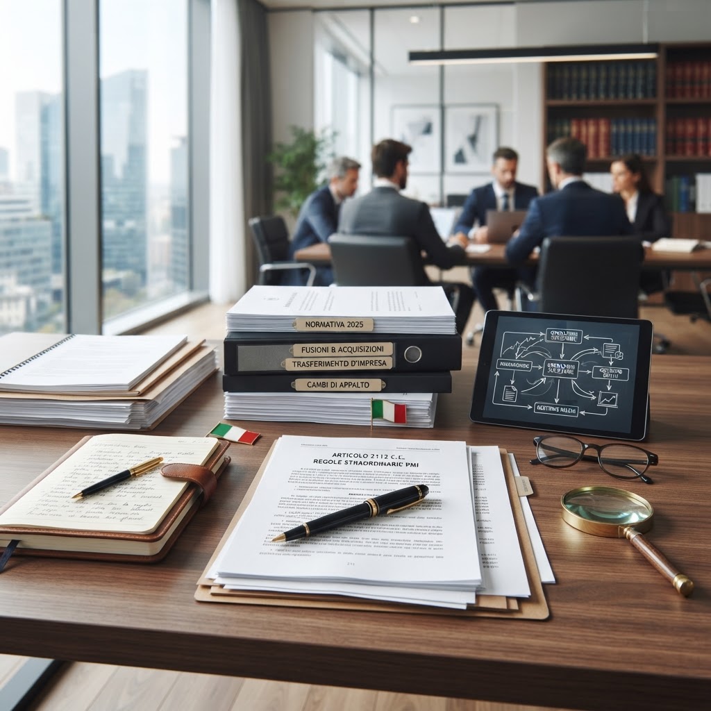 Trasferimento d'impresa, fusioni e cambi di appalto: la guida normativa completa per le PMI italiane che vogliono gestire ogni operazione straordinaria senza rischiare vertenze nel 2025