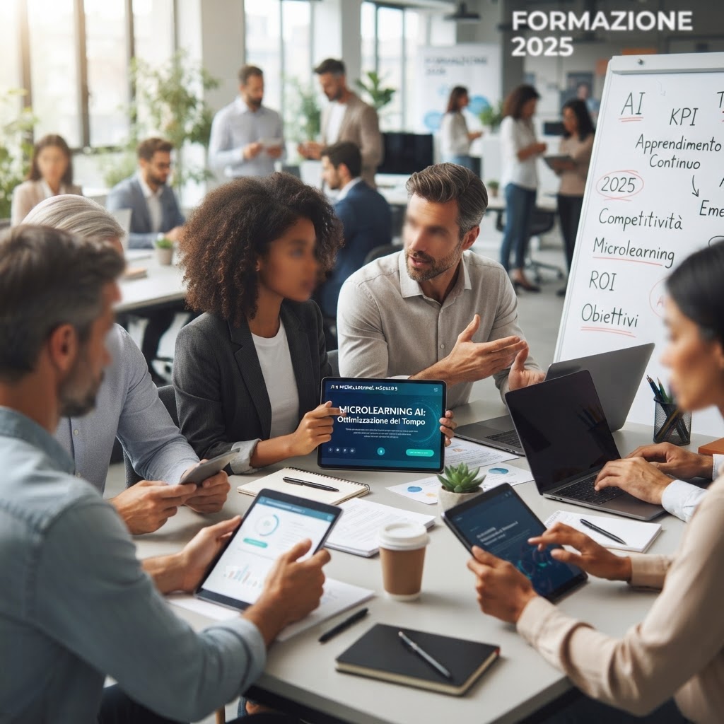Microlearning, intelligenza artificiale e apprendimento continuo: la nuova architettura della formazione aziendale che le PMI italiane devono costruire adesso per trasformare ogni ora di apprendimento in vantaggio competitivo misurabile nel 2025