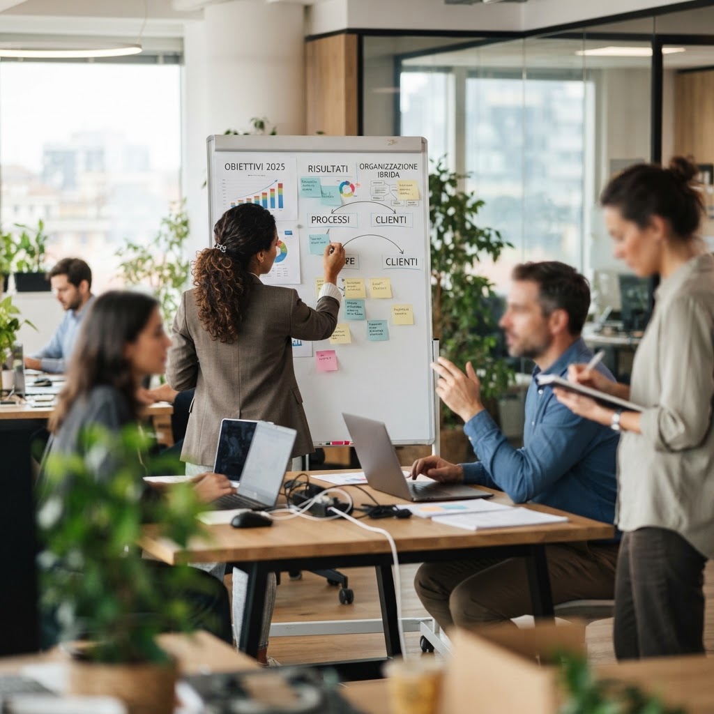 Lavoro liquido, cultura solida: le PMI italiane che hanno trasformato l'organizzazione ibrida in una macchina da risultati nel 2025