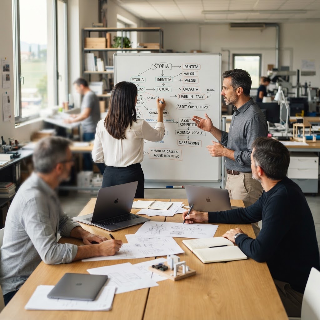 Storytelling d'impresa e identità narrativa: le PMI italiane che hanno trasformato la storia dell'azienda nel loro asset competitivo più potente nel 2025