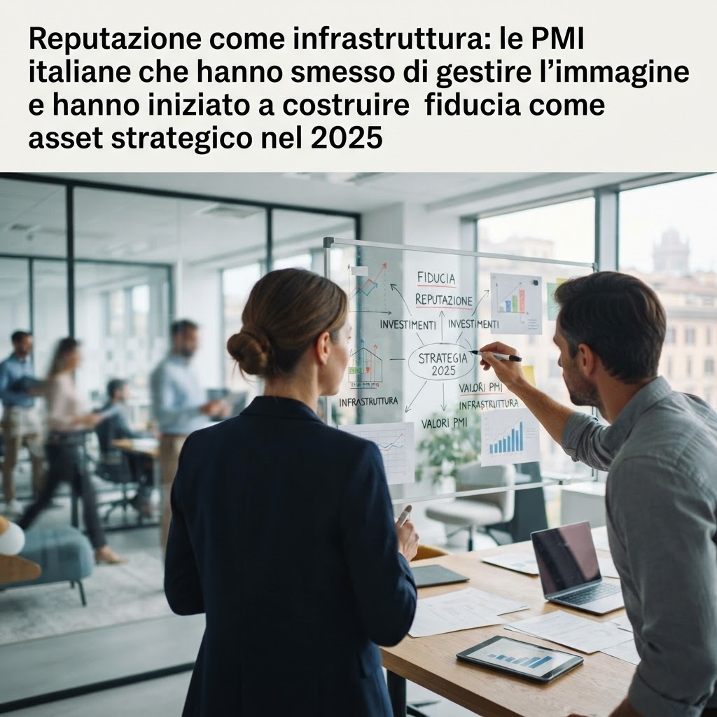 Reputazione come infrastruttura: le PMI italiane che hanno smesso di gestire l'immagine e hanno iniziato a costruire fiducia come asset strategico nel 2025