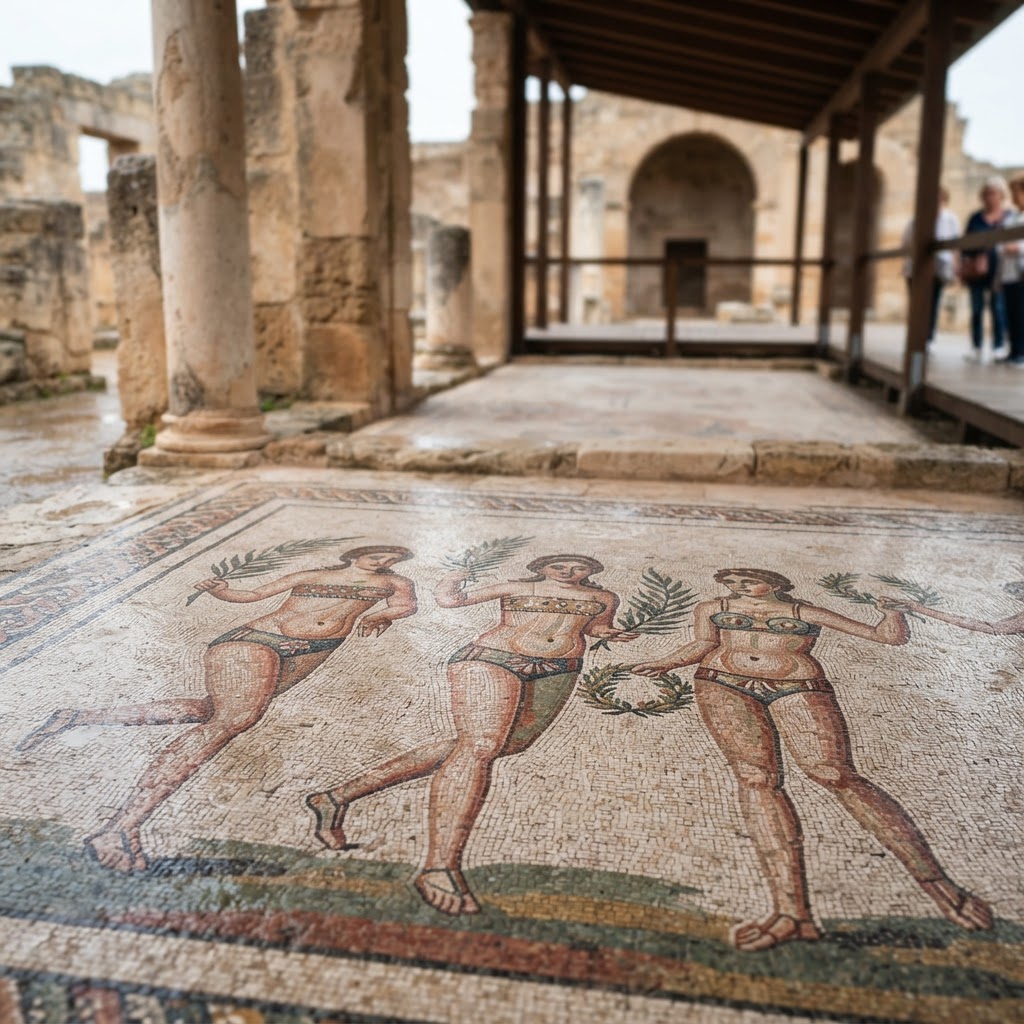 Bikini romani a Piazza Armerina: la Sicilia inventò il costume 1600 anni fa