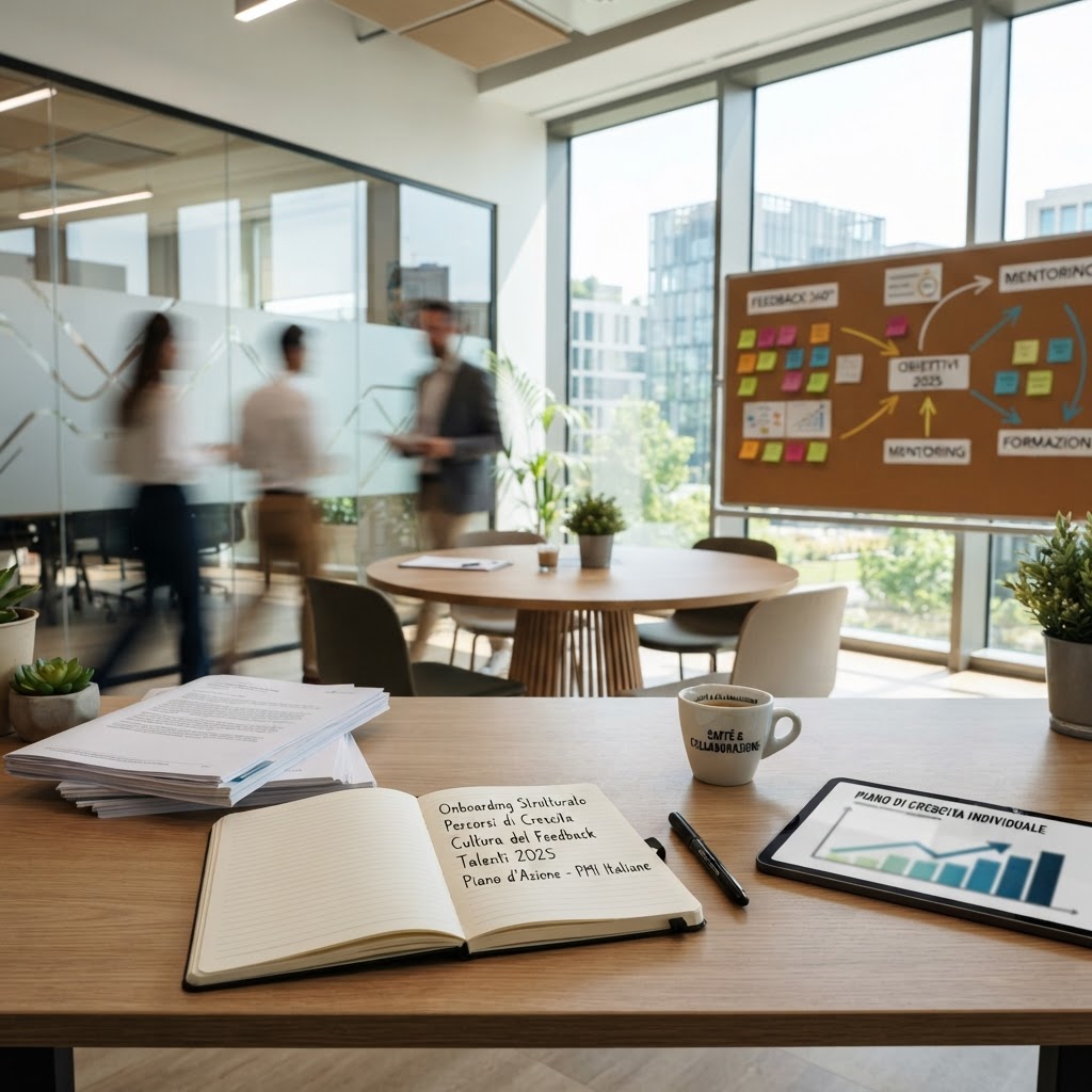 Onboarding strutturato, percorsi di crescita e cultura del feedback: la nuova architettura della gestione delle persone che le PMI italiane devono costruire adesso per non perdere i talenti nel 2025