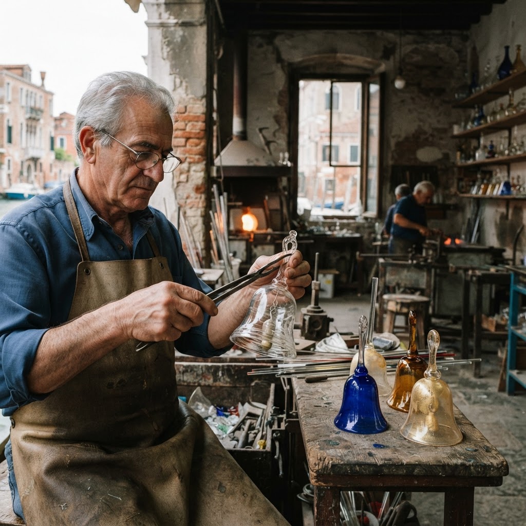 Le campane di vetro di Murano: la curiosità che suona nella laguna