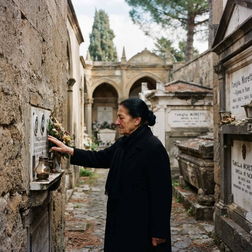 Aroma di resina sui gradini di tufo a Orvieto