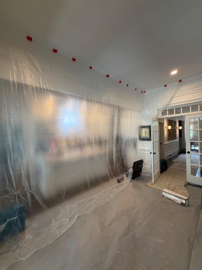 Water damage prep and mitigation